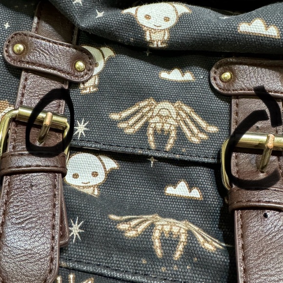 LOUNGEFLY HARRY POTTER CHIBI MAGICAL CREATURE RUCKSACK PREOWNED - Picture 12 of 15